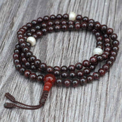 Garnet Stone Prayer Mala