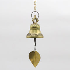 Tibetan Pure Brass Wall Hanging Bell