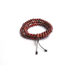 Tibetan Buddhist Rose Wood Japa Mala
