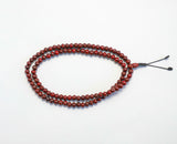 108 Beads Tibetan Buddhist Rose Wood Hand Knotted Meditation Japa Prayer Bead Mala