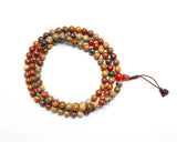 River Stone Japa Mala