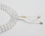 108 Beads Crystal Stone Hand Knotted Meditation Japa Prayer Bead Mala