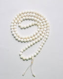 108 Beads Conch Shell Hand Knotted Meditation Japa Prayer Bead Mala