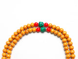 108 Beads Natural Wood Hand Knotted Meditation Japa Prayer Bead Mala