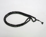 Cutting Onyx Stone Hand Knotted Buddha Head Bead Prayer Mala