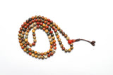 108 Beads River Stone Hand Knotted Meditation Japa Prayer Bead Mala
