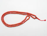 108 Beads Red Jasper Stone Hand Knotted Mala Prayer Bead Mala