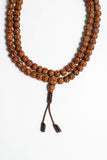 108 Beads Rudraksha Seed Hand Knotted Mala Prayer Bead Mala