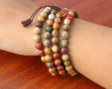 River Stone Japa Mala