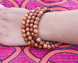 108 Beads Bayong Wood Hand Knotted Mala Prayer Bead Mala
