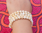 Mother of Pearl Endless Knot Bead Mala