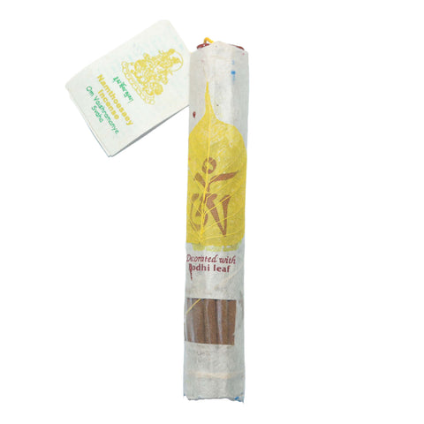 Namthoesaey Incense Decorated with Bodhi Leaf - 19 Stick
