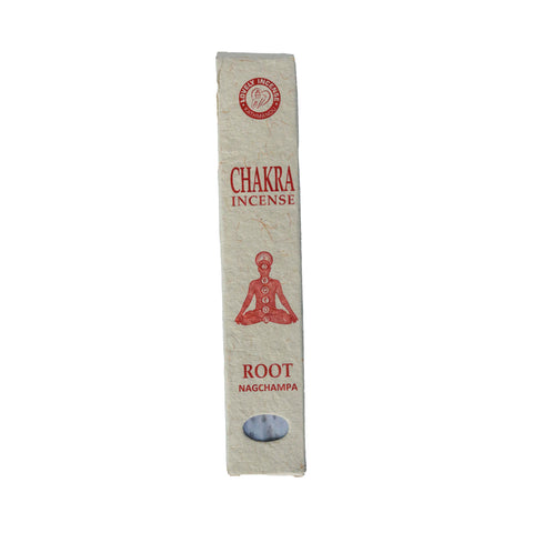 Natural Handmade Chakra Root Nagchampa Incense - 15 Sticks