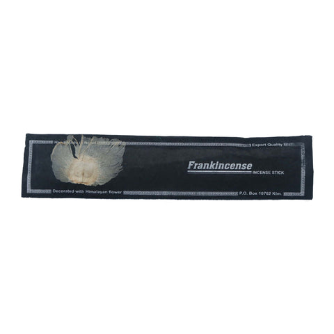 Natural Handmade Frankincense Incense Stick Decorated with Himalayan Flower -15 Sticks