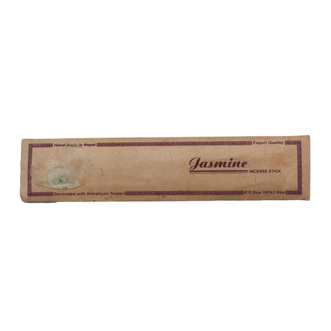 Jasmine Incense Stick Decorated with Himalayan Flower Export Quality - 15 Sticks