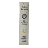 Leo Zodiac Lemongrass Incense - Pack of 15 Sticks