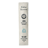 Aromatherapy Astrology Libra Zodiac Bergamot Incense-Pack of 15 Sticks