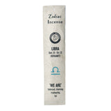 Libra Zodiac Bergamot Incense-Pack of 15 Sticks