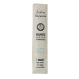 Aquarius Zodiac Frankincense Incense-Pack of 15 Sticks