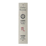 Scorpio Zodiac Patchouli Incense - Pack of 15 Sticks