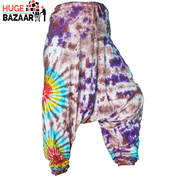 Purple Tie Dye Yoga / Meditation Trouser for Women