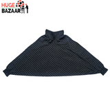 Black and Grey Striped Aladdin Harem Trouser for Yoga / Meditation for Men and Women