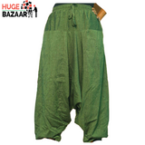 Army Green Aladdin Harem Trouser for Yoga and Meditation for Men Women