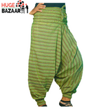 Striped Aladdin Harem Yoga / Meditation Trouser for Men and Women