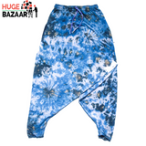 Blue Tie Dye Yoga / Meditation Trouser for Women