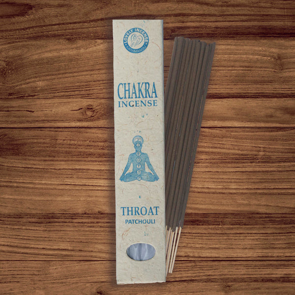 Chakra Throat Patchouli Incense-15 Sticks