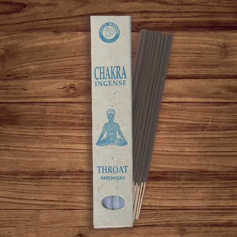 Natural Handmade Chakra Throat Patchouli Incense-15 Sticks