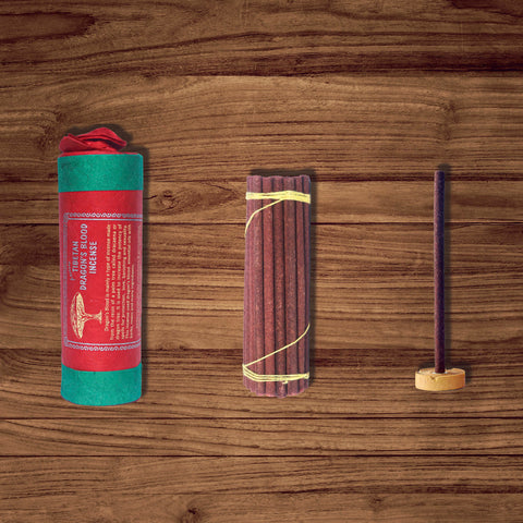 Ancient Natural Handmade Tibetan Dragon's Blood Incense- 30 Sticks