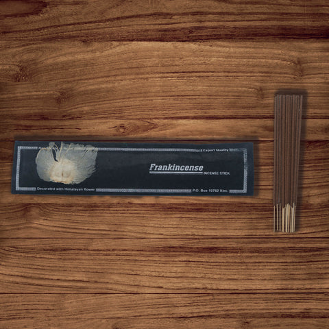 Frankincense Incense Stick Decorated with Himalayan Flower -15 Sticks