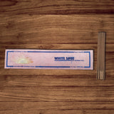 White Sage Incense Stick Decorated with Himalayan Flower- 15 Sticks