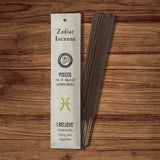 Aromatherapy Astrology Pisces Zodiac Juniper Berry Incense-Pack of 15 Sticks
