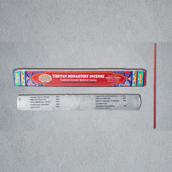 Traditional Aromatic Medicinal Tibetan Monastery Incense