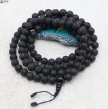 Calming Lava Stone Yoga Mala