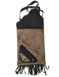 Suede Leather Hand Embroidery Bag