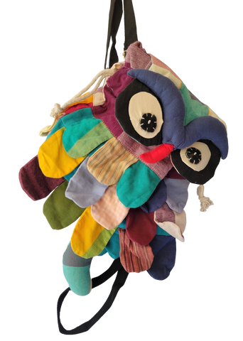 Handmade Owl Cotton Bag for Kids