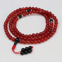 Carnelian Stone Japa Mala