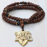 Ganesha Rudraksha Bead Japa Mala