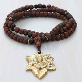 Ganesha Rudraksha Bead Japa Mala