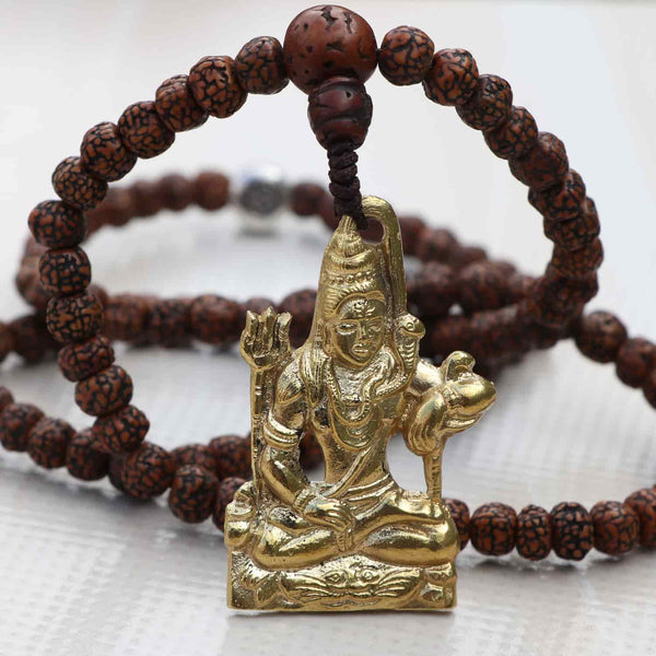 Lord Shiva Rudraksha Bead Yoga Mala
