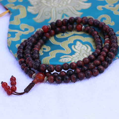 Red Tiger Eye Stone Japa Mala