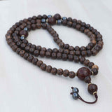 Antique Bodhi Palm Wood Japa Mala