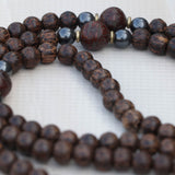 Antique Bodhi Palm Wood Japa Mala