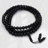 Matt Onyx Stone Prayer Mala