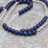 Lapis Lazuli & Crystal Stone Japa Mala