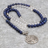 Lapis Lazuli & Crystal Stone Japa Mala