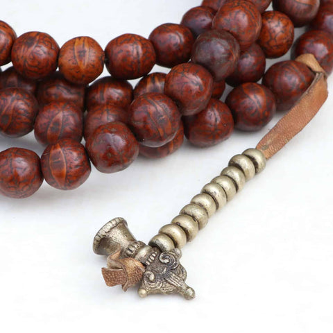 Antique Nepali Bodhi Seed Japa Mala